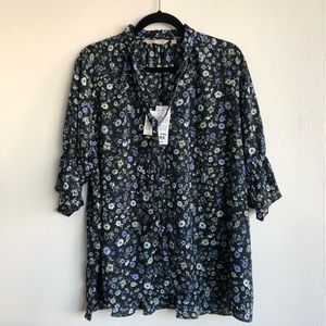 New Paul & Joe Uniqlo 3/4 Sleeve Blouse